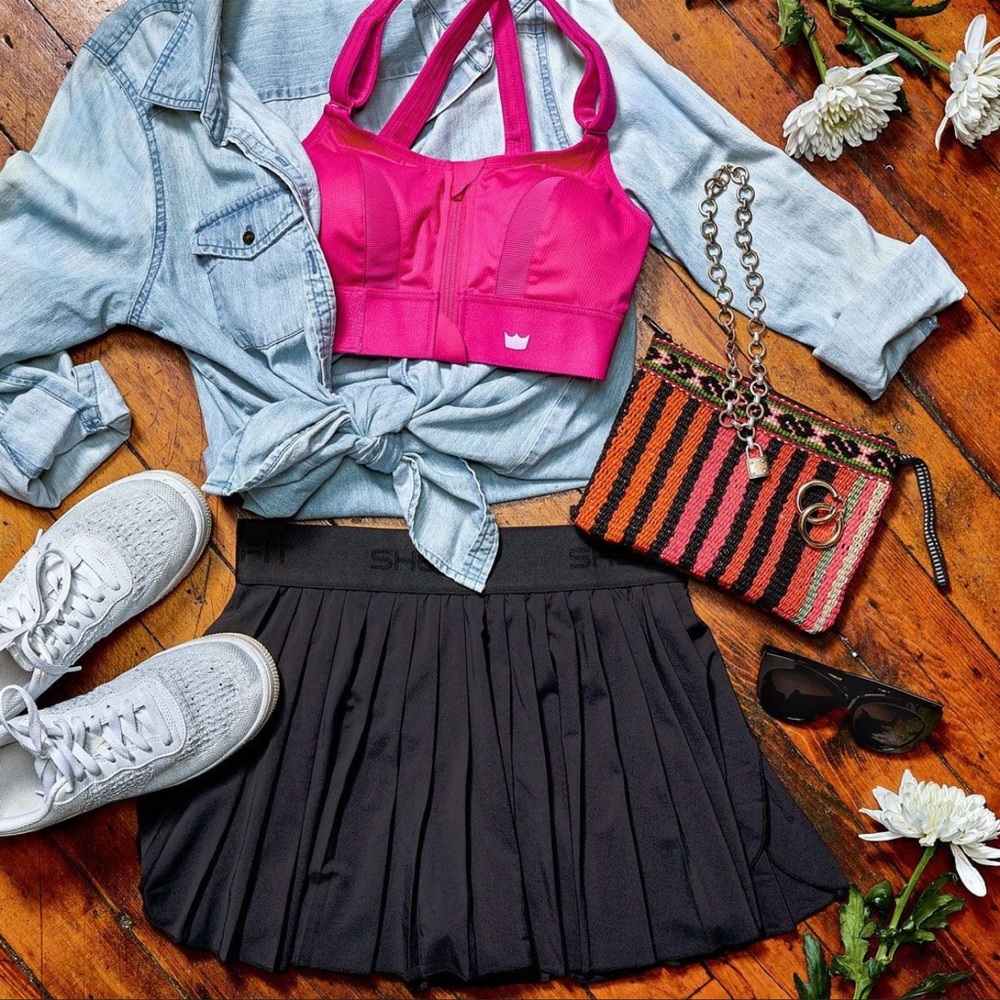 SHEFIT PLEATED SKIRT